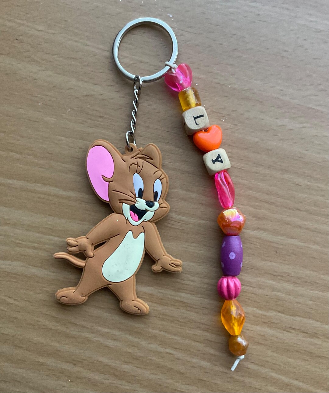 Jerry Keychain Keychain Jerry Handmade - Etsy