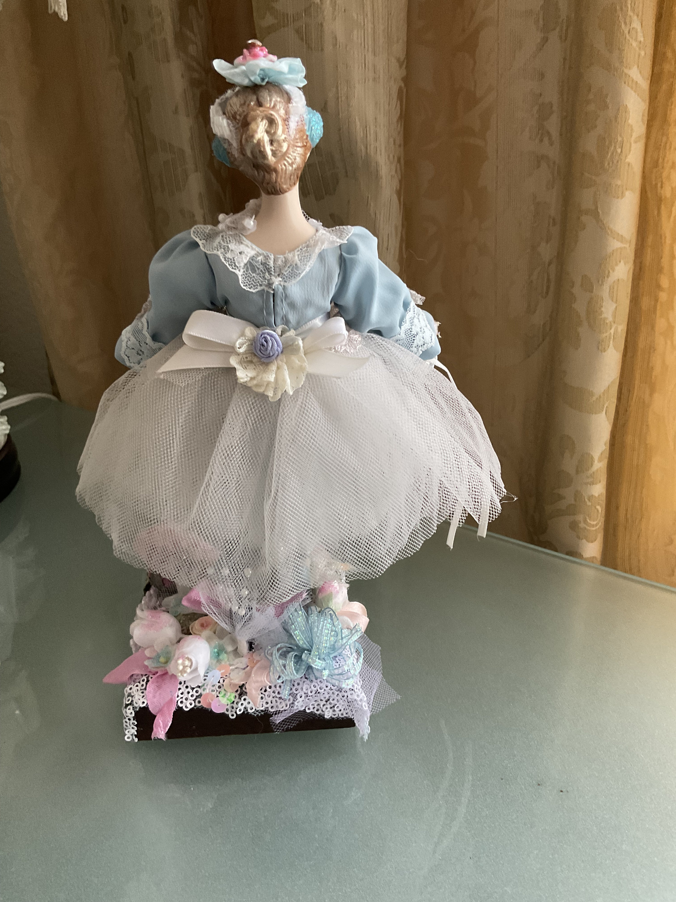 Vintage Collectible Doll Ballerina Porcelain Figurine Stand Handcrafted ...