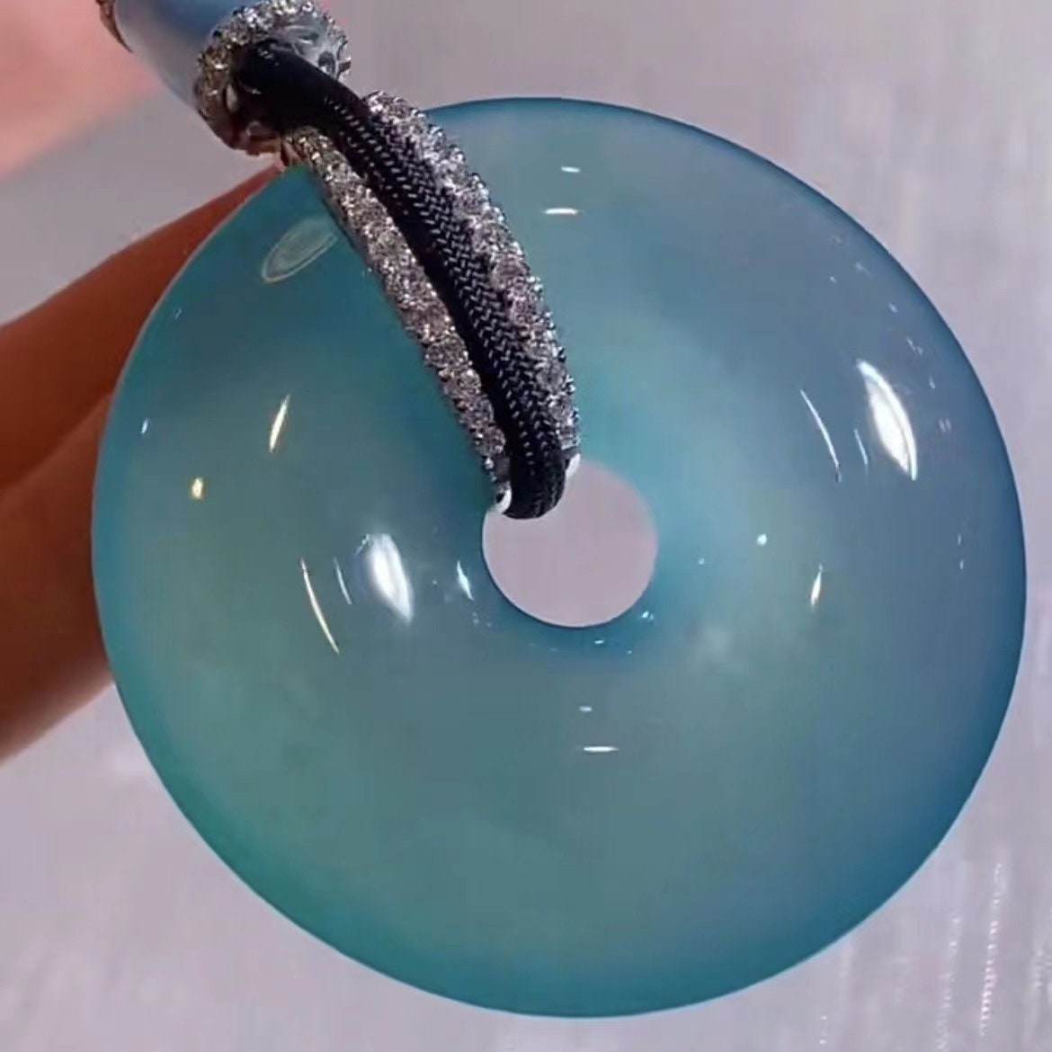 Blue 2024 jade necklaces