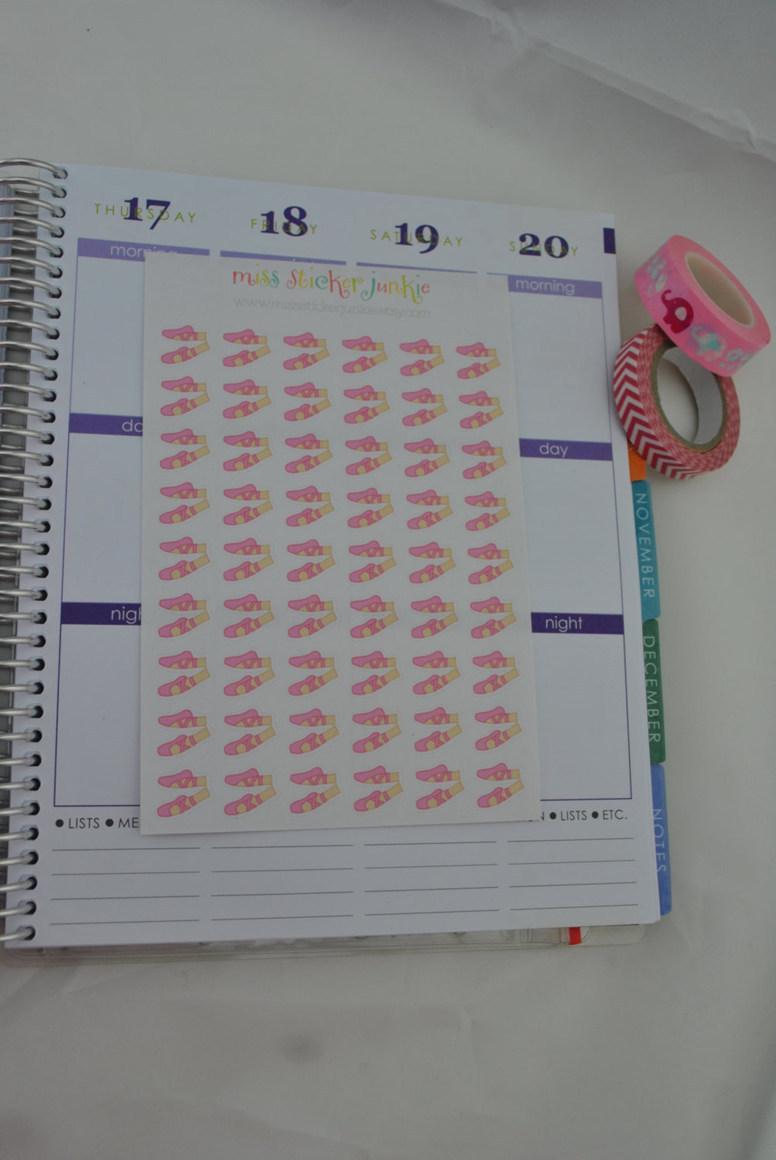 ballerina stickers ballet stickers dance stickers ballet shoe erin condren life planner plum paper planner filofax