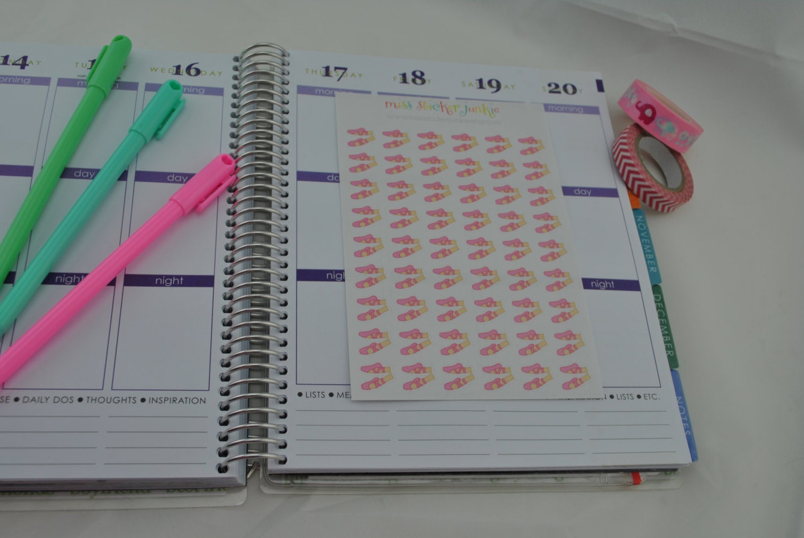 ballerina stickers ballet stickers dance stickers ballet shoe erin condren life planner plum paper planner filofax