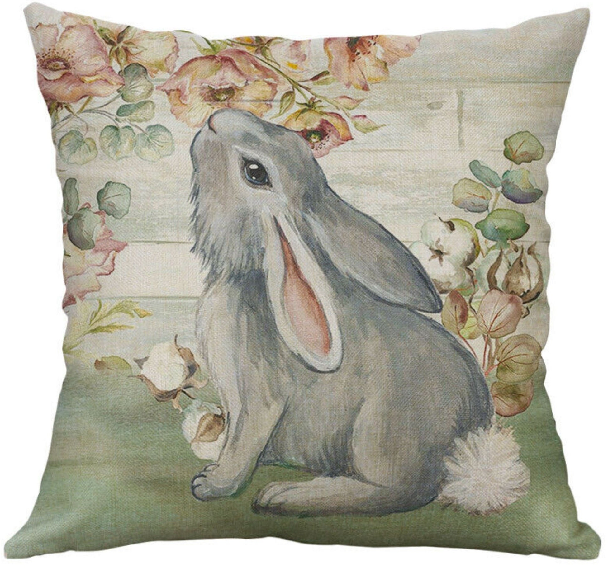  Dabbing Bunny Happy Easter Day Egg Hunting Vintage Rabbit  Dabbing Hip Hop Funny Bunny Easter Day Throw Pillow, 18x18, Multicolor :  Hogar y Cocina