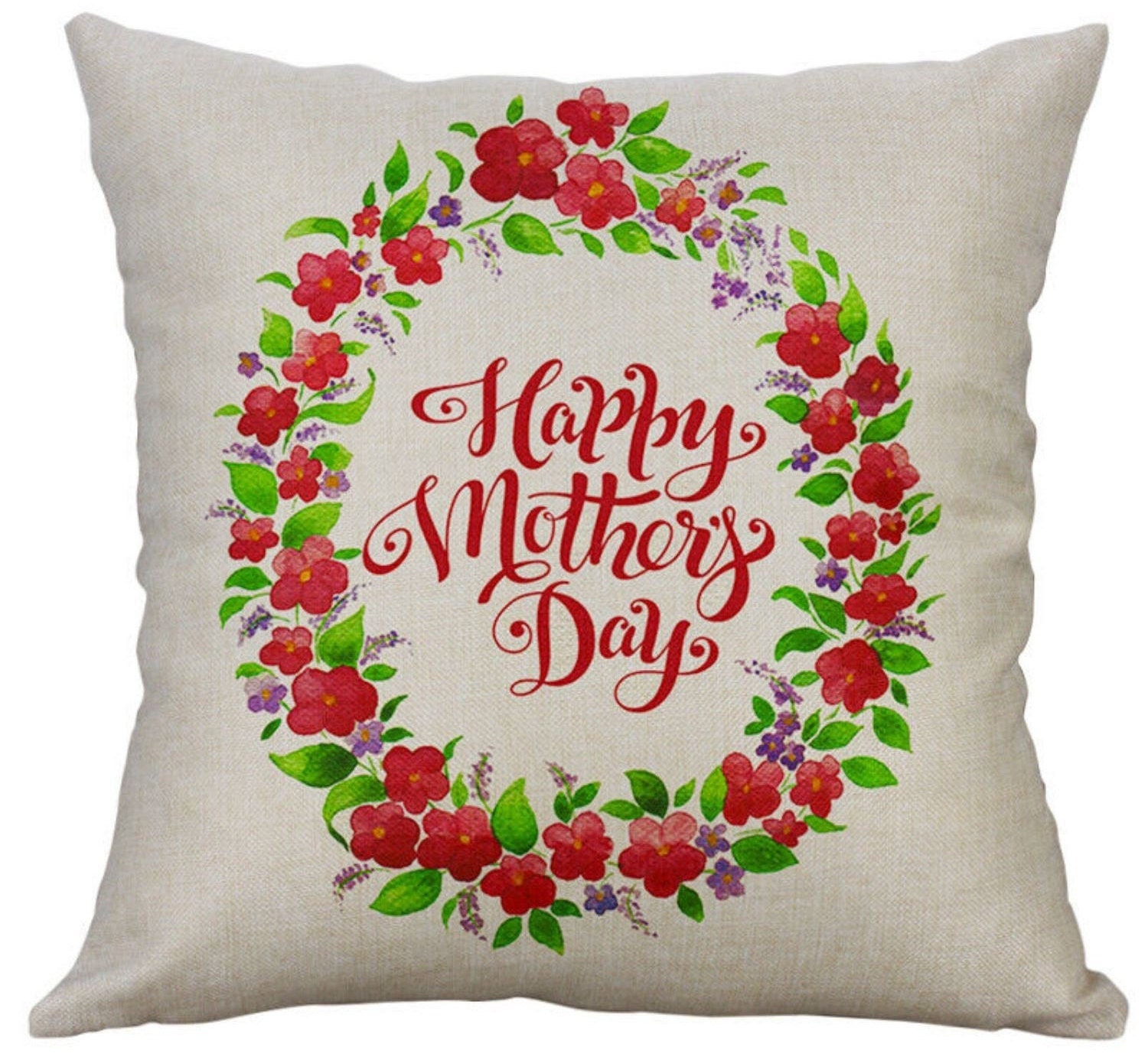 Home & Living Floral Blush Pink Throw Pillow Decorative Sofa Pillow