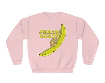 Maayo Kaayo Tarsier Plantain Banana - Unisex NuBlend® Crewneck Sweatshirt