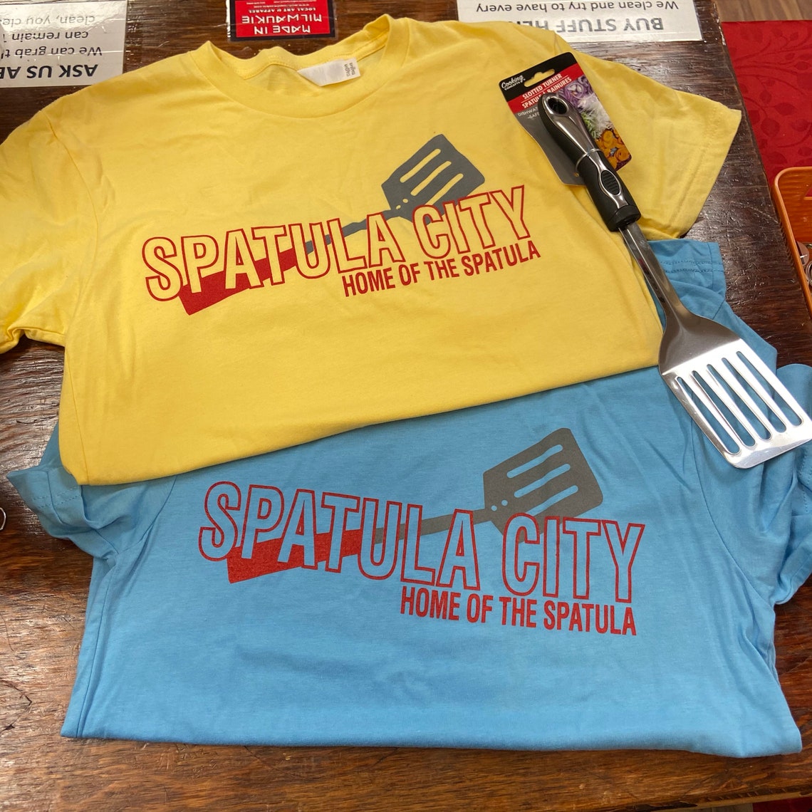Spatula City Unisex Tshirt With Free Spatula Etsy