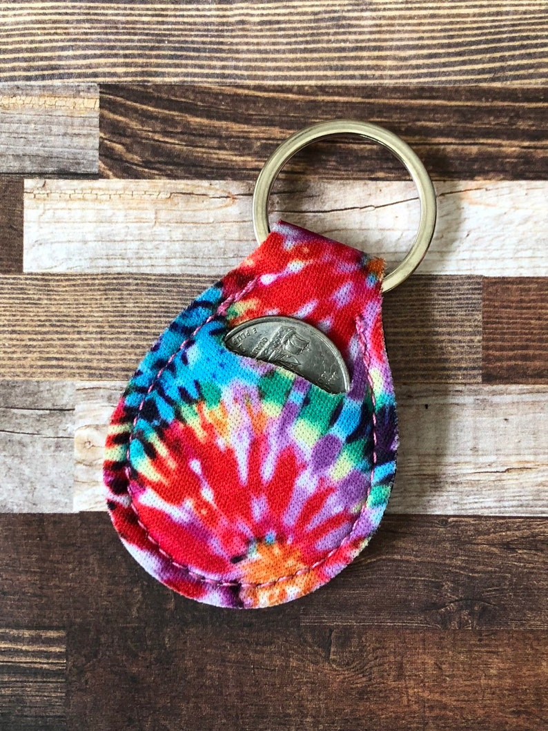Quarter keeper keychain coin holder Aldi Etsy