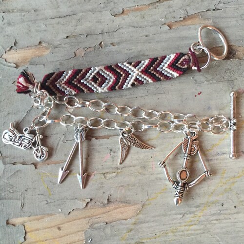 Bracelet Silicone The Walking Dead - Acier Inoxydable Argenté - Neuf Avec étiquettes