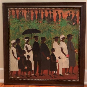 Funeral Procession / Ellis Wilson / African American Art / Black Art / African American Religious -Spiritual art / UNFRAMED or FRAMED