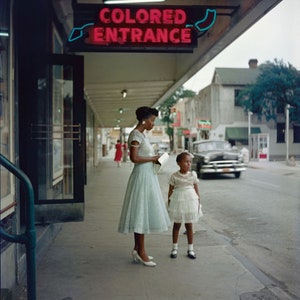 Colored Entrance / Department Store Mobile Alabama/ Gordon Parks / African American/Black Art / Black History / Segregation Art / UNFRAMED