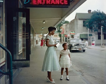 Colored Entrance / Department Store Mobile Alabama/ Gordon Parks / African American/Black Art / Black History / Segregation Art / UNFRAMED