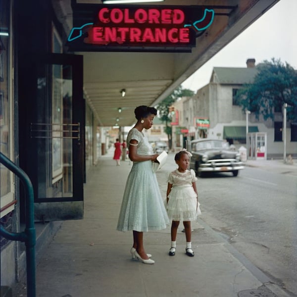 Colored Entrance / Department Store Mobile Alabama/ Gordon Parks / African American/Black Art / Black History / Segregation Art / UNFRAMED