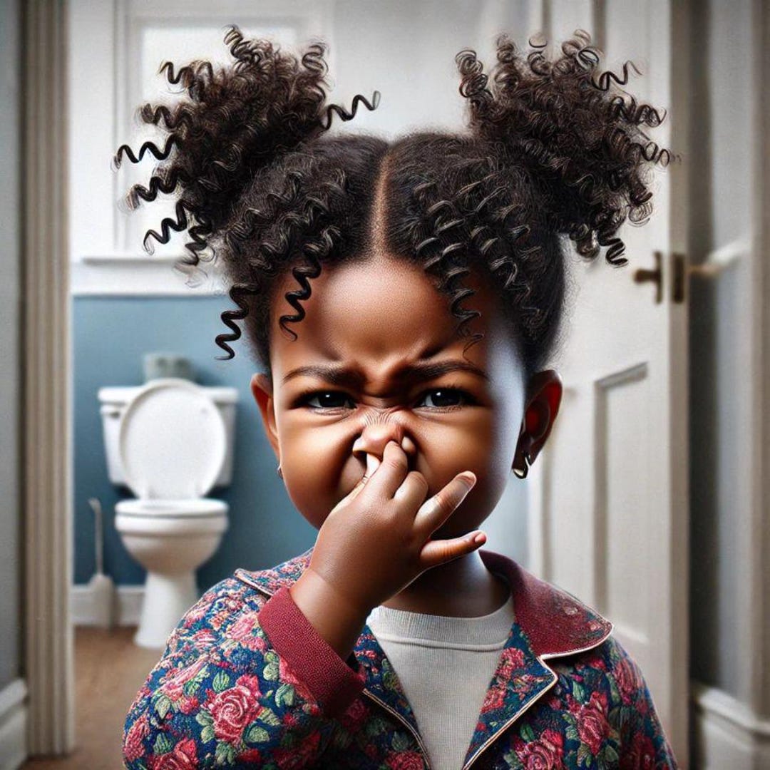 Black Girl Bathroom Art / Funny African American Bathroom Wall Decor