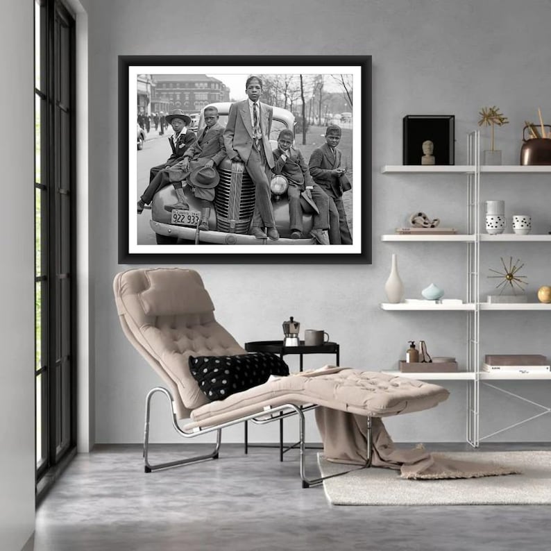1941 Chicago Easter Photo Print: Vintage Black Americana Art - Etsy