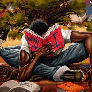 Tree of Knowledge / Dion Pollard / African American Art / Black Art / Educational Art / Inspirational Art