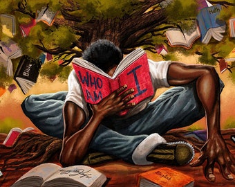 Tree of Knowledge / Dion Pollard / African American Art / Black Art /
