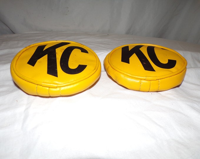 Vintage KC Hilites 4 Vinyl Light Covers Rare 1970's Etsy