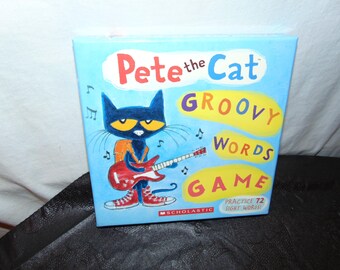 Pete The Cat Groovy Words Game Scholastic Bingo Sight Word Learning