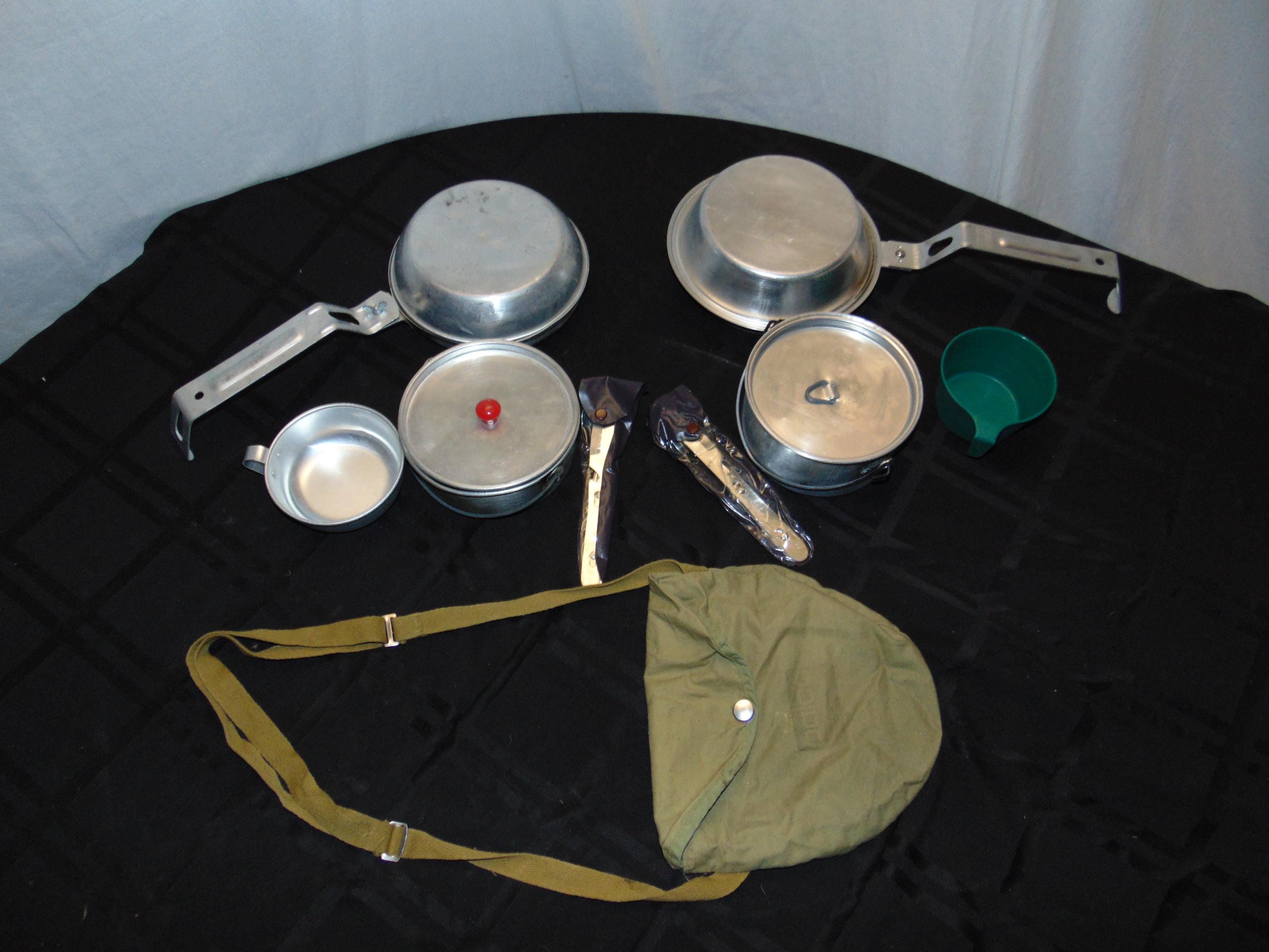 ぼ*ち様 VINTAGE PALCO ALUMINUM MESS KIT Palco Aluminum Mess Kit