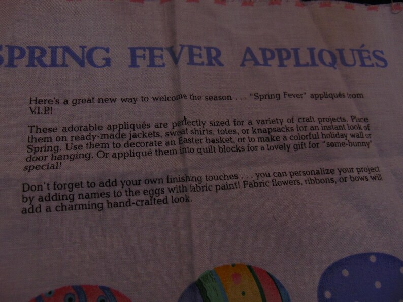 Cranston Print Works Spring Fever Applique Printed Fabric 1 Full Panel