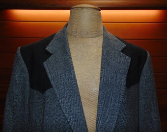 Vintage Pendleton USA Wool Tweed Western 2 Button Sport Coat Blazer Men's 46L