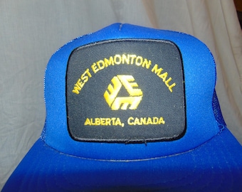 Vintage NOS West Edmonton Mall Alberta Canada Foam Trucker Hat
