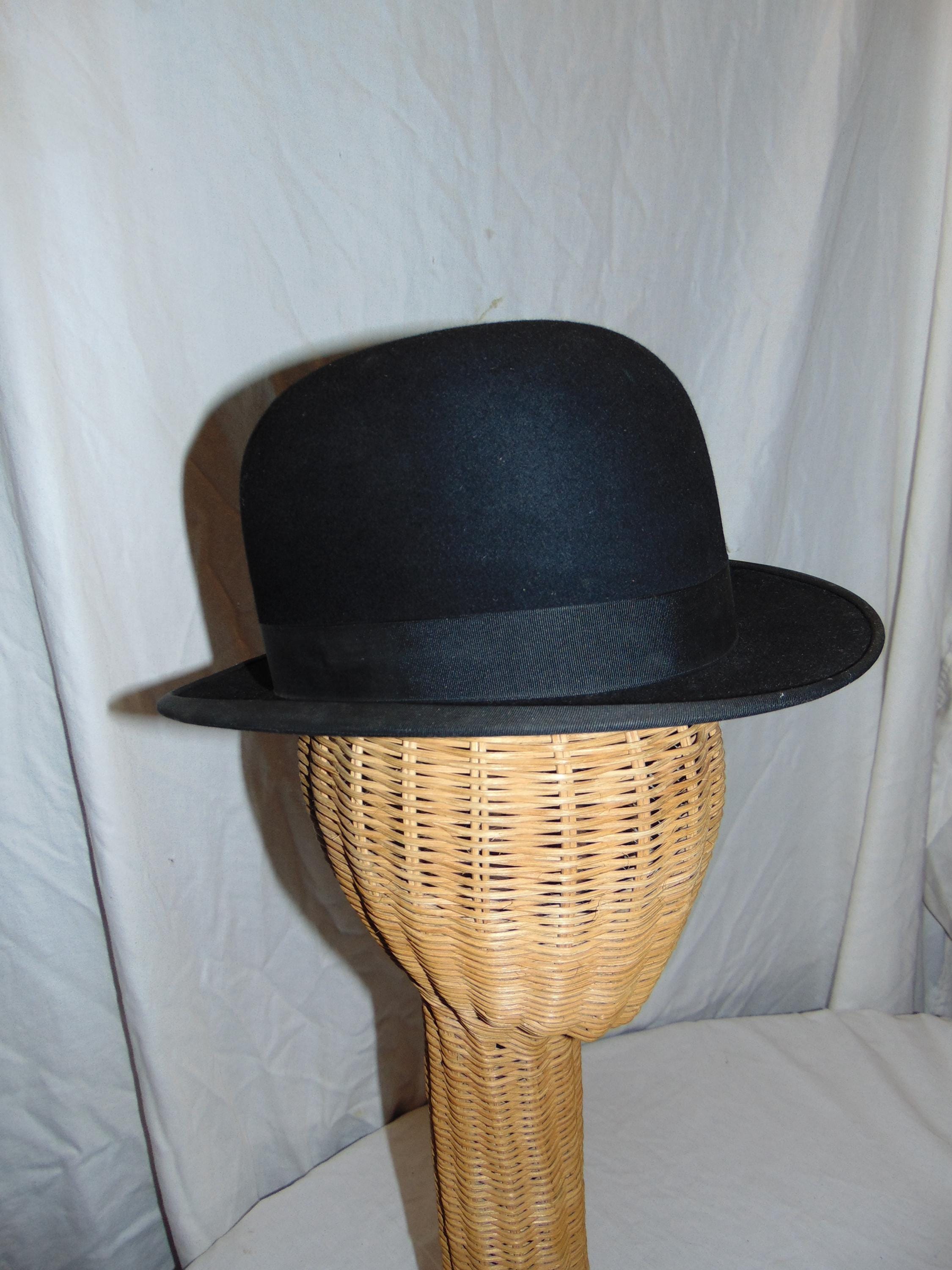 Vintage Stetson Bowler Hat - Etsy Vintage Stetson Bowler Hat - Etsy
