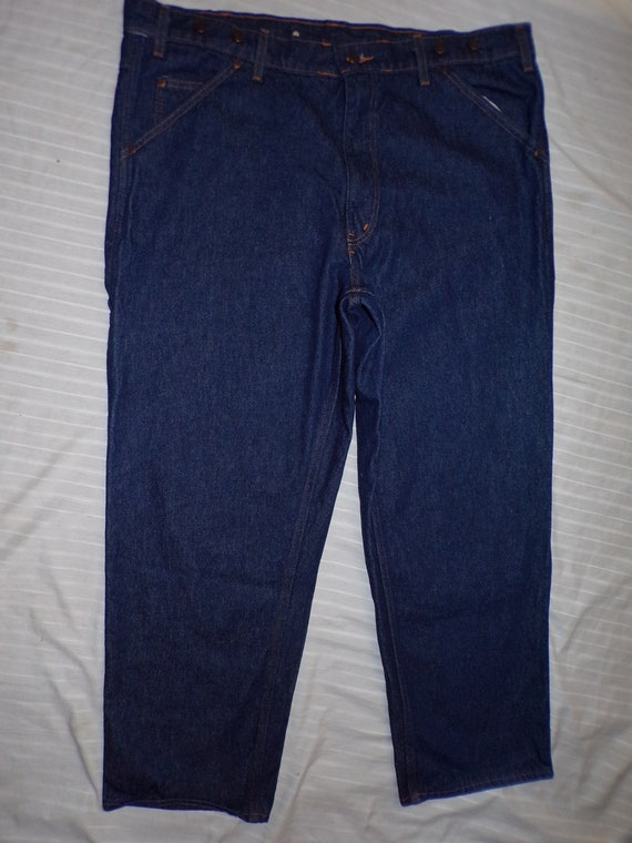 Vintage Wild Ass Carpenter Jeans Suspender Rivets 