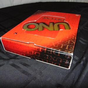 Uno Deluxe Card Game 2001 Complete Cards Score Pad Preowned - Etsy