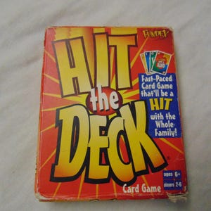 ヒット・ザ・デッキ カードゲーム Fundex 対象年齢6歳以上 プレイ人数2～6人 2004年発売