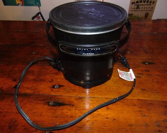 Presto 054208 Electric Deep Fryer Fry Daddy Designer Series Black 90s