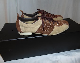 Vintage Dexter Bowling Shoes Women’s Size 5 Brown Suede Two Tone Leather