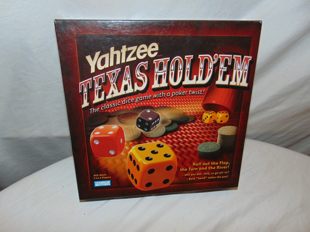 Yahtzee Texas Hold'em Classic Dice Game With A Poker Twist Complete