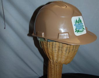 Vintage Tuf-E Hard Hat & Liner Willamette National Forest Decal USA EUC