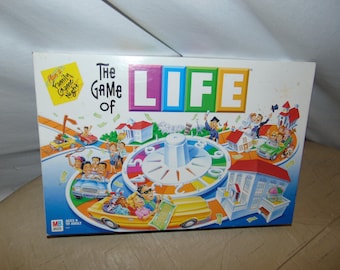 Vintage 2002 Milton Bradley The Game Of Life Board Game Complete