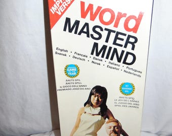 Vintage 1975 Word Master Mind Game Invicta 100% Complete