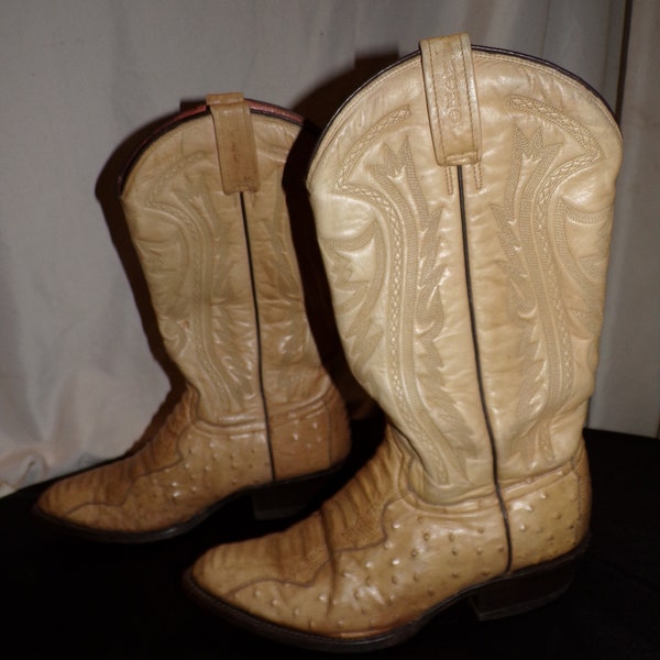 Rancho  #1367 Alligator / Caiman Cowboy Boots Men's Size 8 EE 26 1/2