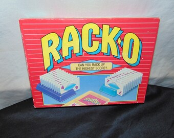 Vintage 1992 Rack-O Card Game Parker Brothers Complete