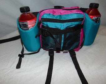 Vintage Stansport Two Large Bottle Carrier Padded Fanny Waist Pack