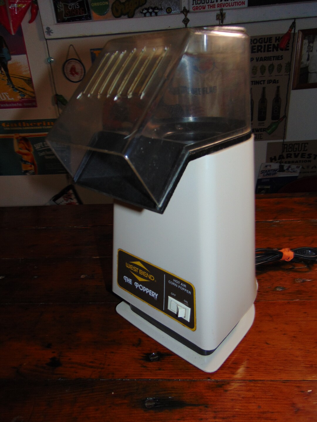 Vintage West Bend the Poppery Hot Air Corn Popper 5459 Etsy