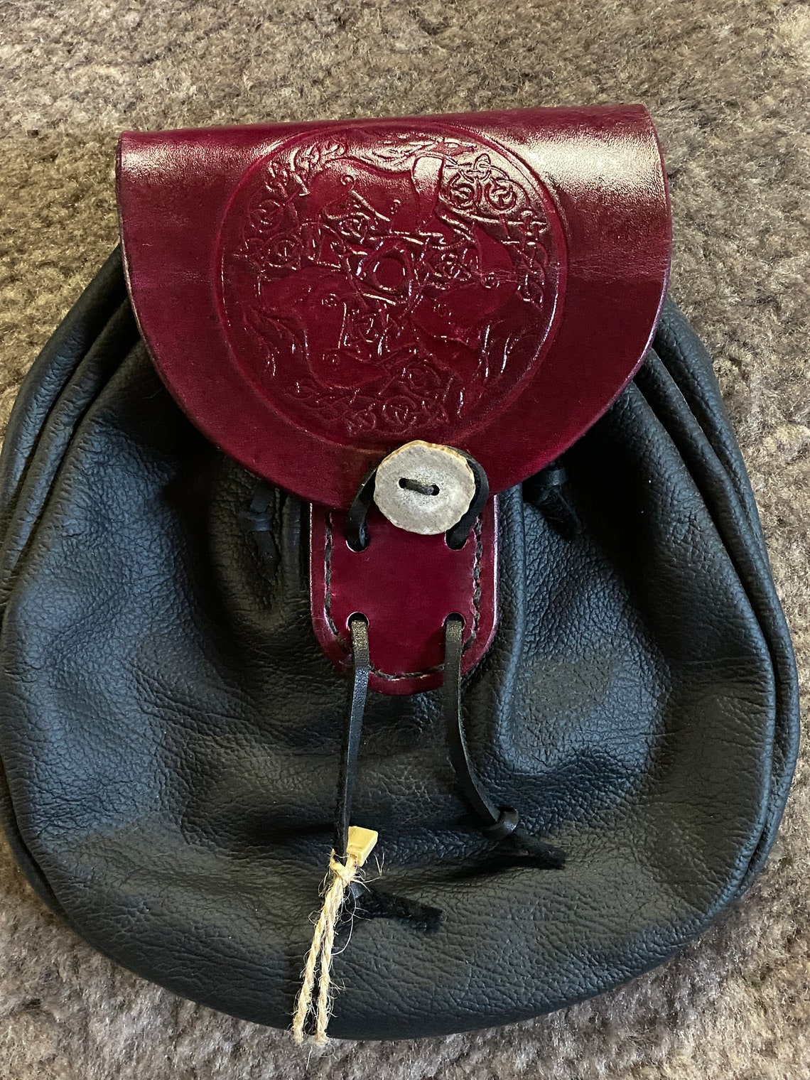 Leather Rob Roy Style Soft Sporran Etsy