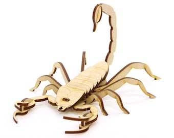 Scorpion - 3D Wood Puzzle Kit