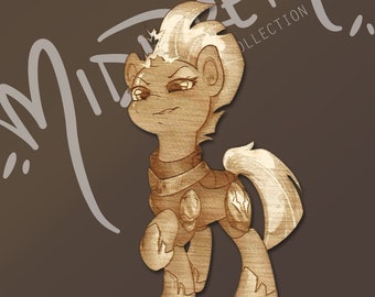 Tempest Shadow - Mini Wood Laser Cut - Art by MidnightPremiere