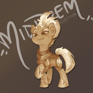 Tempest Shadow - Mini Wood Laser Cut - Art by MidnightPremiere