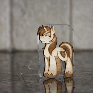 Shining Armor - Mini Wood Laser Cut - Art by NekoCrispy