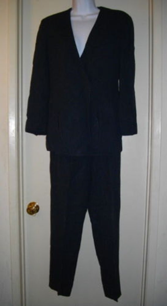 giorgio armani navy blue suit