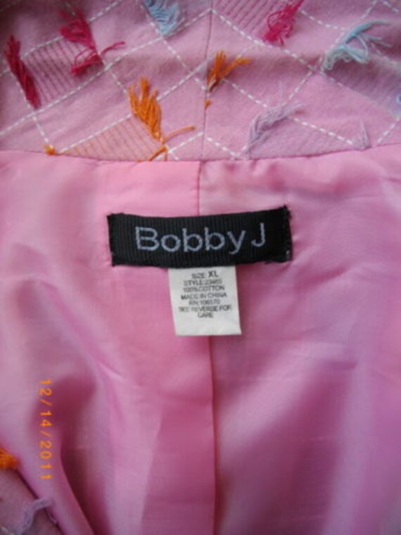 Pink Bobby J. Multicolored Strings Jacket - image 3