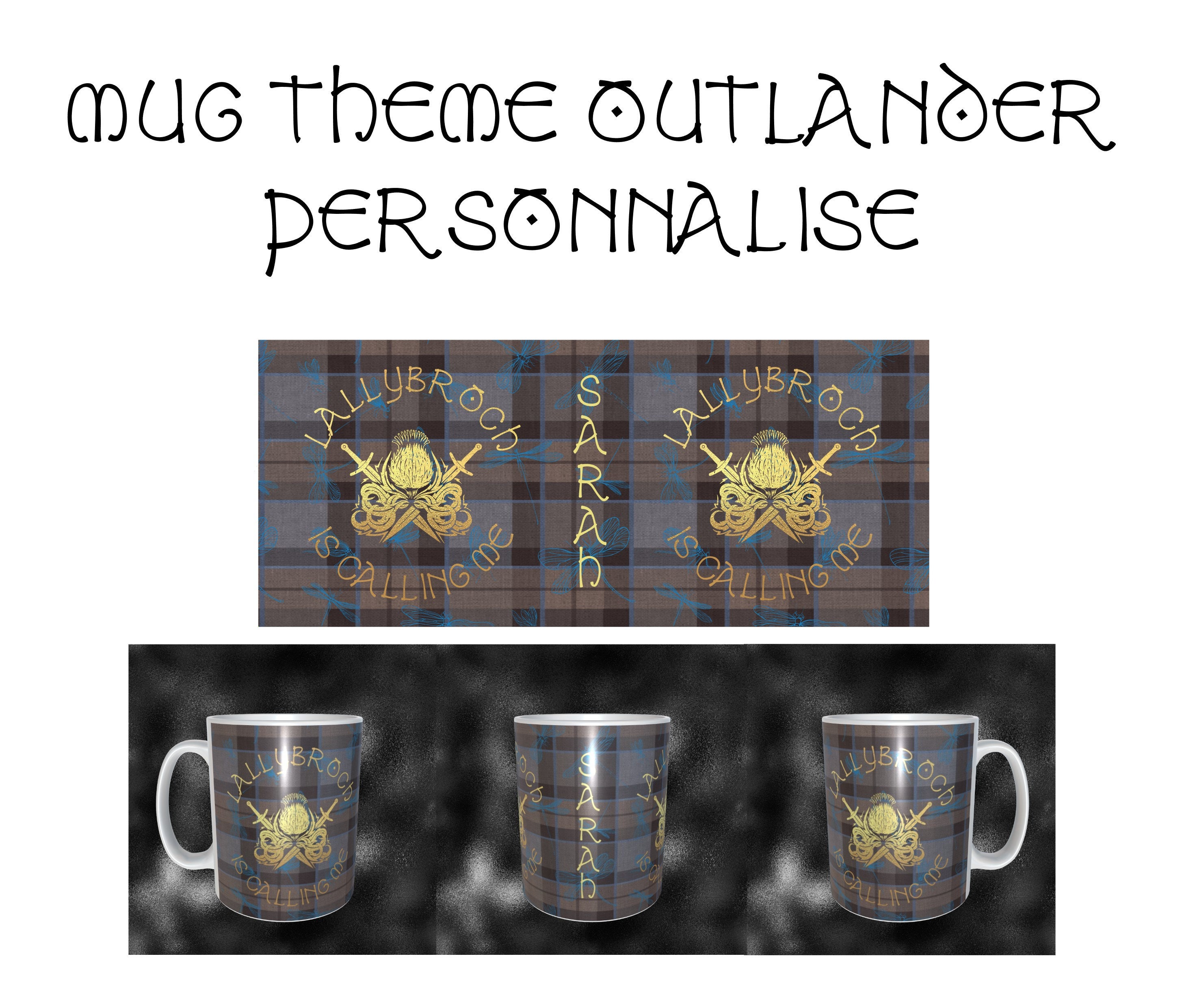 Mug Thème Outlander Personnalisé