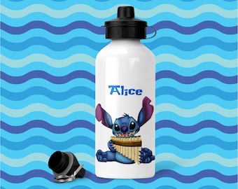 Gourde Personnalisée / sac de gym / tote bag thème Lilo et Stitch