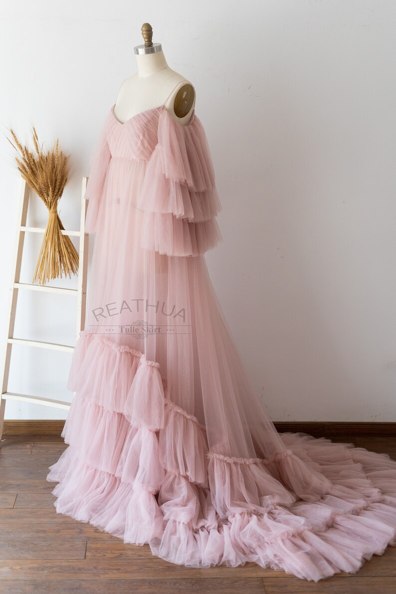 Blush Pink Maternity Dress Gown Photo Shoot Photo Props | Etsy