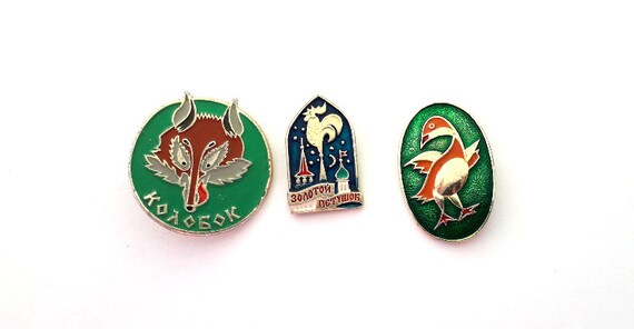 Soviet Union Duck Pin Pin RARE Vintage collectible animal badge Russia